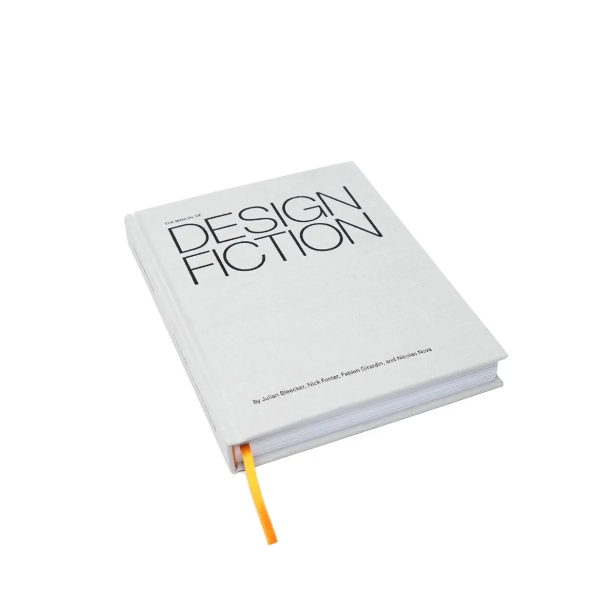 A photo from or of the book The Manual of Design Fiction (Hardcover) by Julian Bleecker